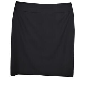 Tahari Levine Pinstripe Pencil Skirt Size 12 Black Fully Lined Career Style